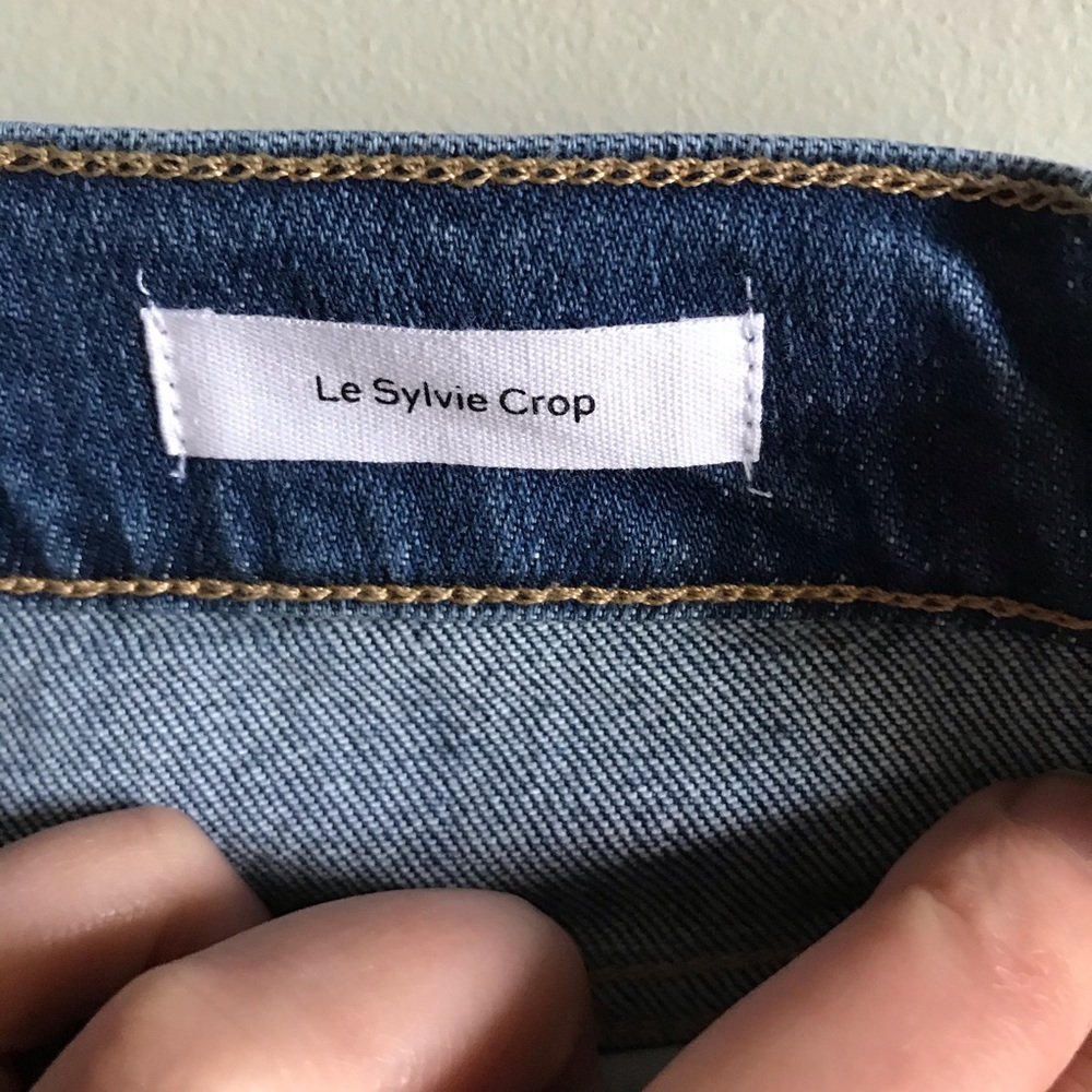 Frame Le Sylvie Crop Straight Leg Jeans size 32 - Picture 6 of 16